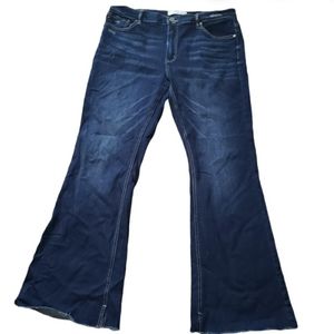 KanCan Women's XL Blue flare jeans